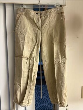 INC International Concepts Beige Button-Front Utility Jacket